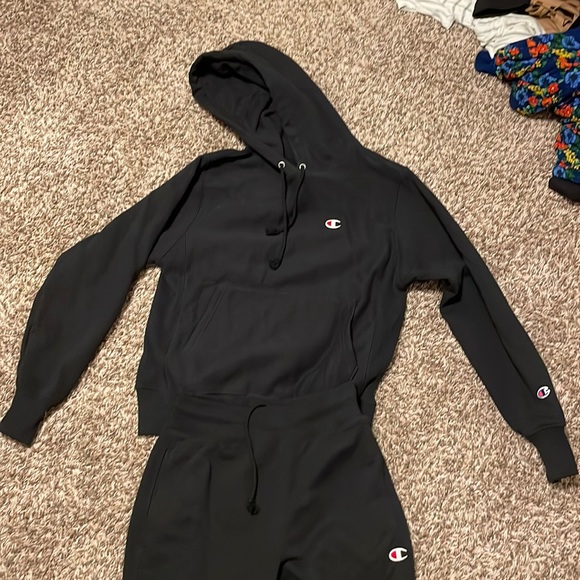 Champion Black Sweatsuit (S/S) - Picture 1 of 3